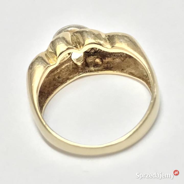 Złoty PIERŚCIONEK 14K ORYGINALNY wzór r9