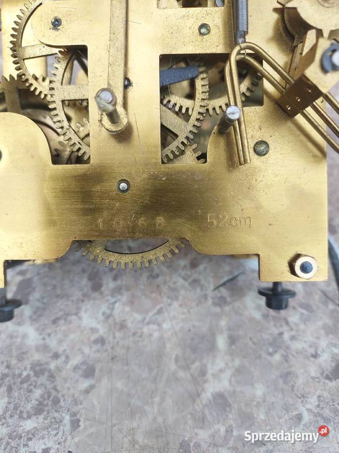 727 Mechanizm starego zegara ściennego pomorskie