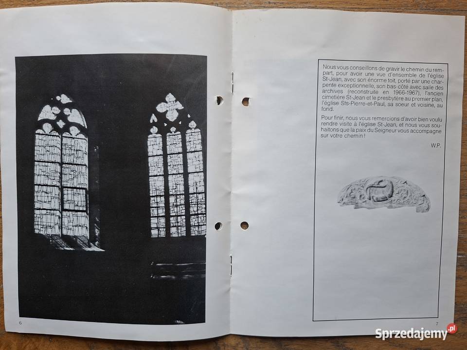 Francja Wissembourg Eglise protestante StJean przewodnik małopolskie Kraków