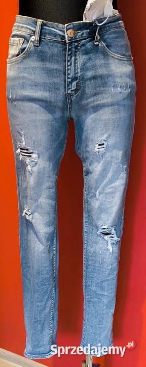 Jeansy dziurami Spodnie Bolesławiec