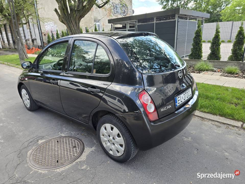 Nissan micra 12 benzyna 2005 ESP Łódź sprzedam