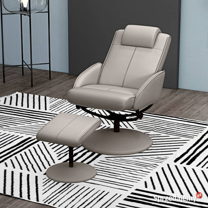 Fotel relaksacyjny HOMCOM z podnóżkiem Rybnik sprzedam