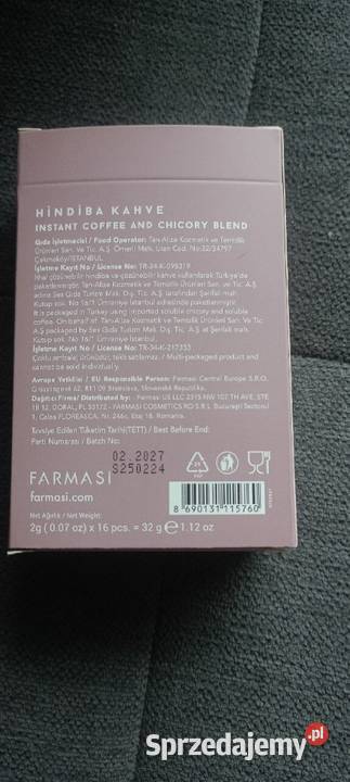 Nutriplus Kawa instant z cykorii 16X 2g Olsztyn