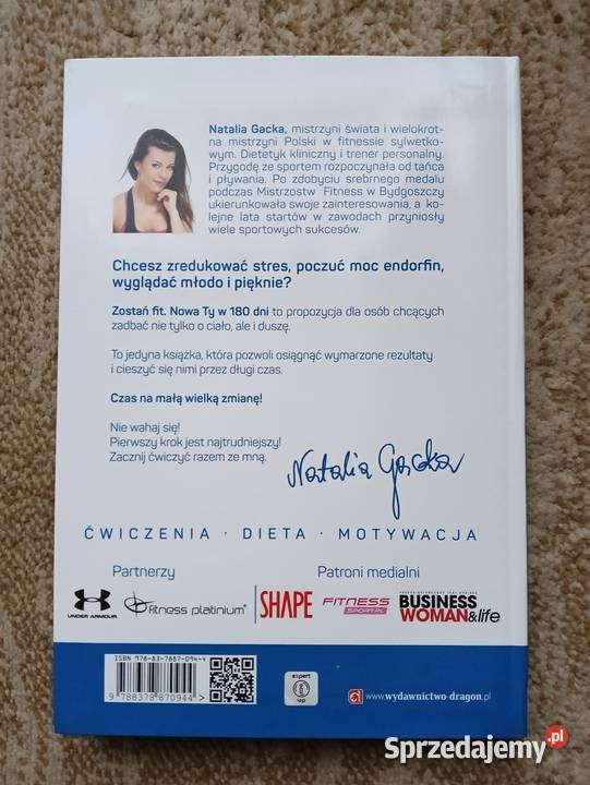 Książka Zostan fit nowa ty w 180 dni podkarpackie Łańcut