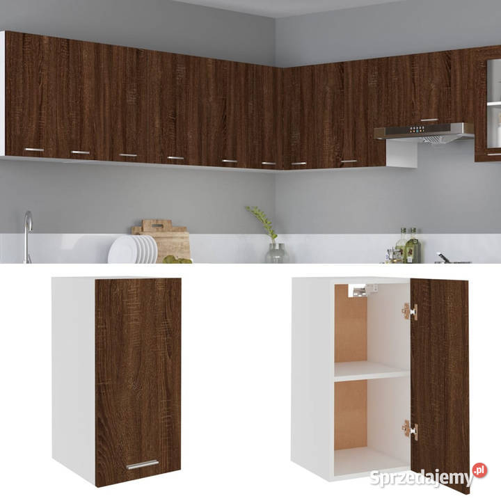 Szafka wisząca brązowy dąb 295x31x60 WM826622 Warszawa
