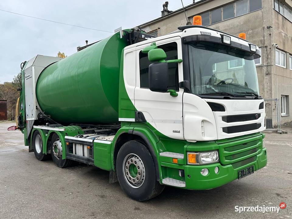 Scania P280 śmieciarka WAGA do BIO ROTOPRESS 297651km