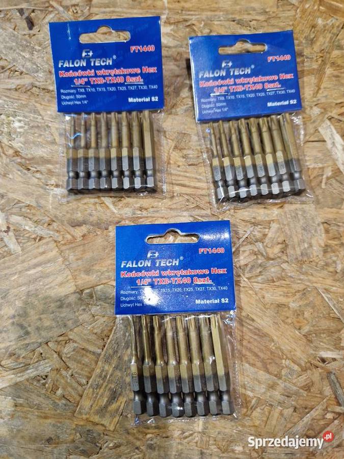 Zestaw bitów TORX 14 TX8TX40 8sz Głogowa