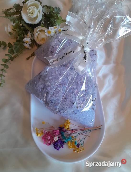 Błyszcząca morska sól do kąpieli ręcznie robione Kozienice