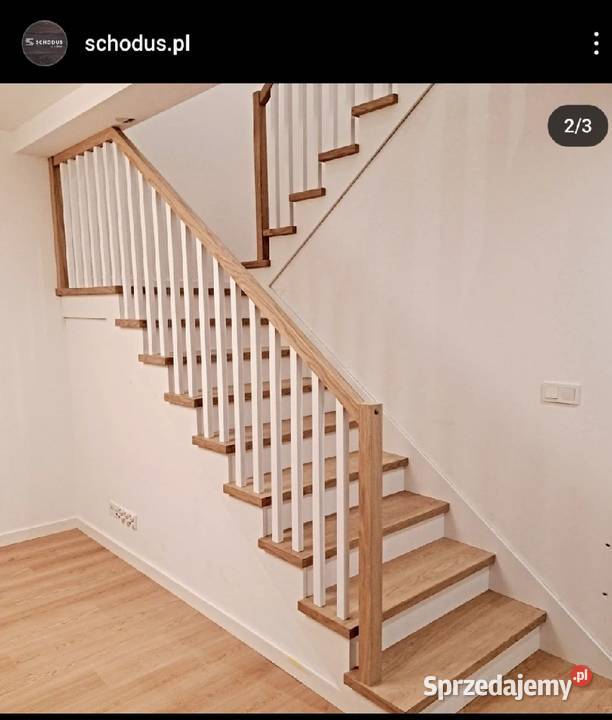 Schody drewniane Schody na beton Schodus