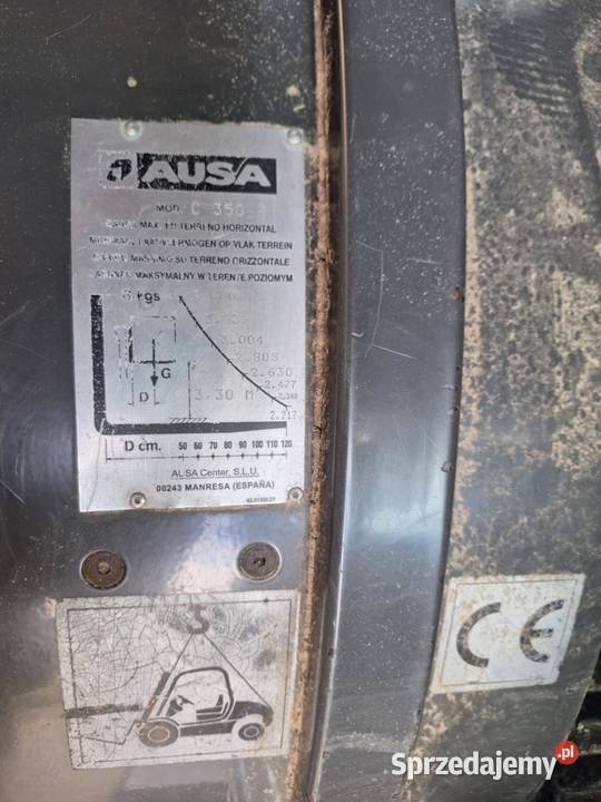 Wózek terenowy AUSA C350H podkarpackie Dzikowiec