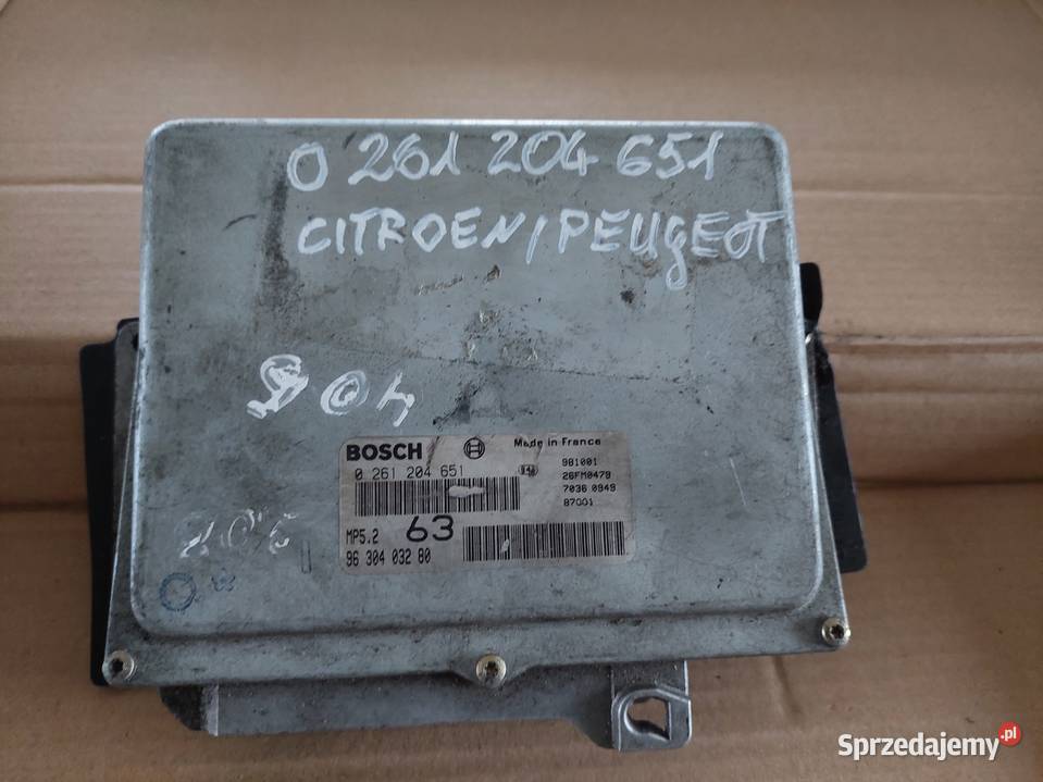 CITROEN PEUGEOT komputer sterownik 0261204651 Komputery świętokrzyskie Kielce