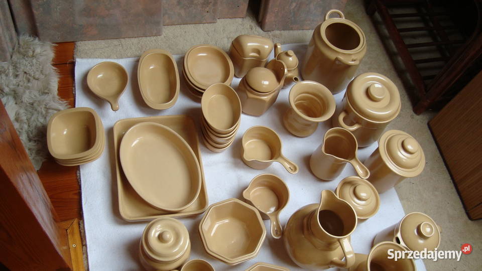 Bolesławiec piaskowy 64 elementy beżowy Warszawa