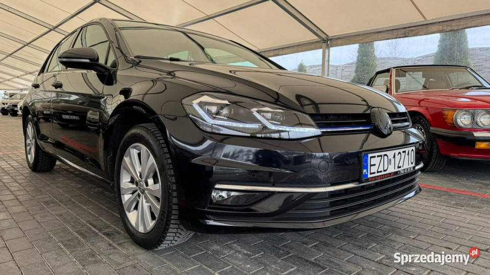Volkswagen Golf 15 Benzyna 130 VII 2012 czarny Zduńska Wola