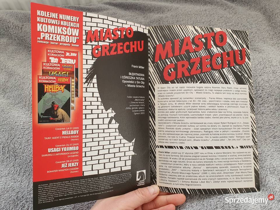 Kultowa Kolekcja Komiksów Frank Miller Miasto Komiksy sprzedam