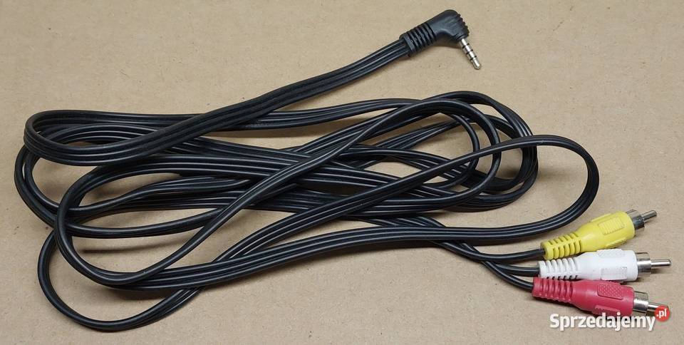 KABEL ADAPTER ZŁĄCZE AUX JACK 35 3XRCA Mielęcin sprzedam