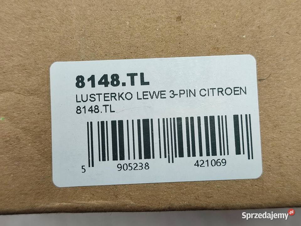 LUSTERKO LEWE 3PIN CITROEN XSARA 5DRZWI 19972000 Lusterka zewnętrzne lubelskie