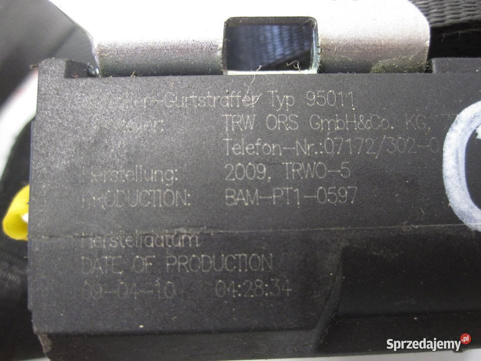 VOLKSWAGEN TIGUAN I 10r pas bezpieczeństwa lewy osobowe Kielce