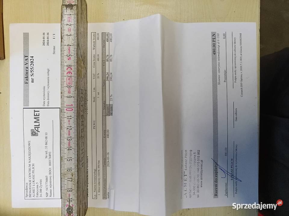 Klucz udarowy Neo na gwarancji Cięcina