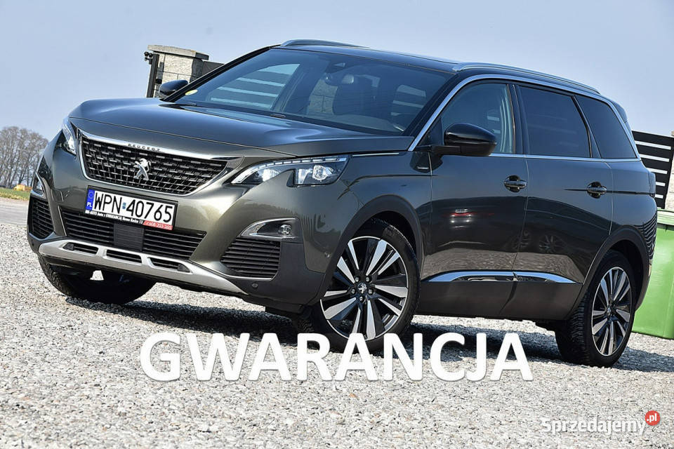 Peugeot 5008 GTLine Led PółSkóra Navi Panorama klimatyzacja mazowieckie Nowe Kucice