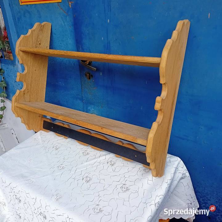 Półka Wisząca drewniana Wiszące Półki Stylowe Zabrze sprzedam