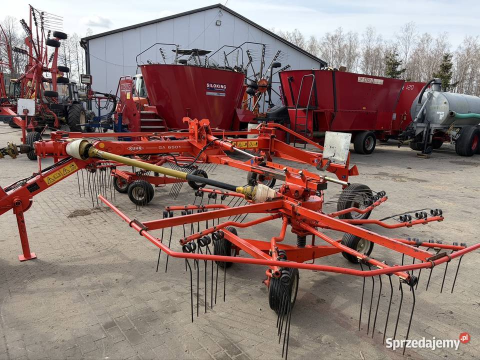 Zgrabiarka 2 karuzelowa Kuhn GA 6501 zagrabiarka nieuszkodzony Zgrabiarki i przetrząsacze Myszyniec