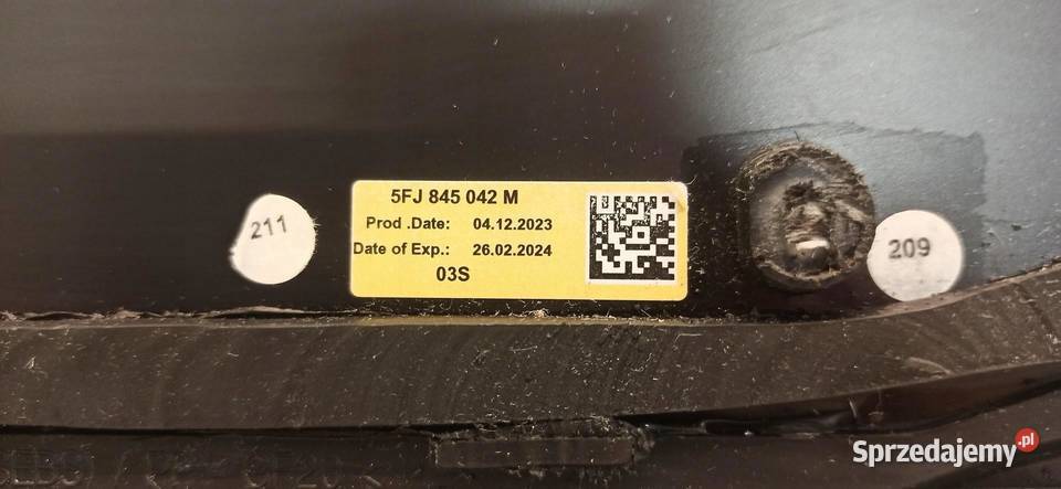 SEAT TARRACO SZYBA KAROSERYJNA PRAWY TYŁ