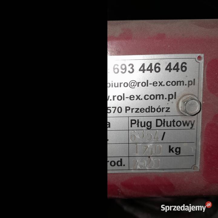 Sprzedam pług dłutowy nieuszkodzony Stara Rokitnia
