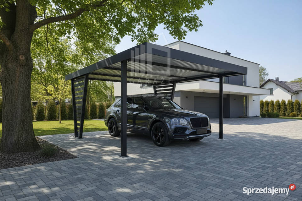 Carport V PREMIUM 48x5m Wypełnienie panelami Sieradz