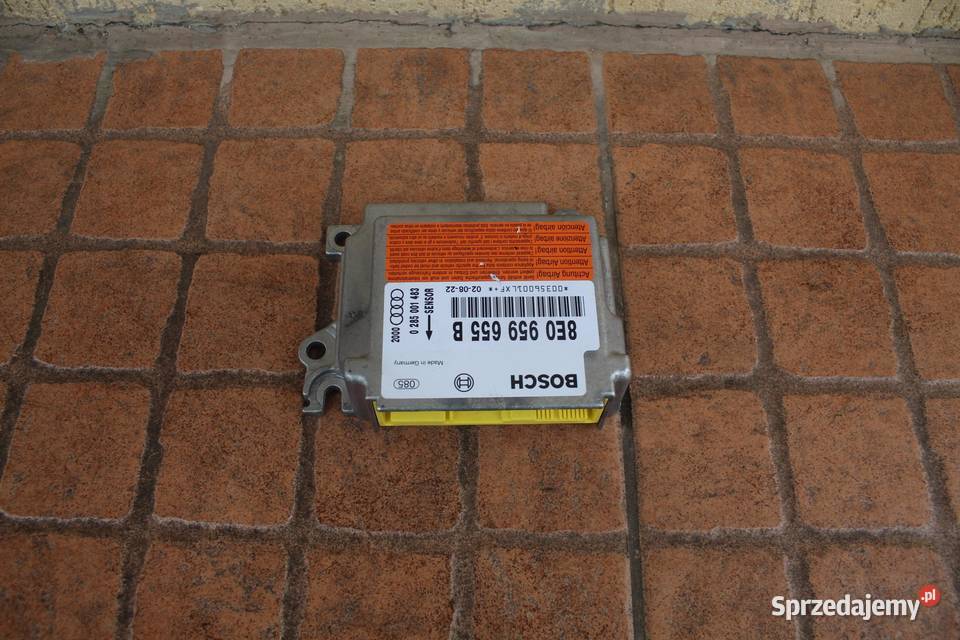 MODUŁ SENSOR AIR BAG AUDI A4 B6 8E0959655B Komputery