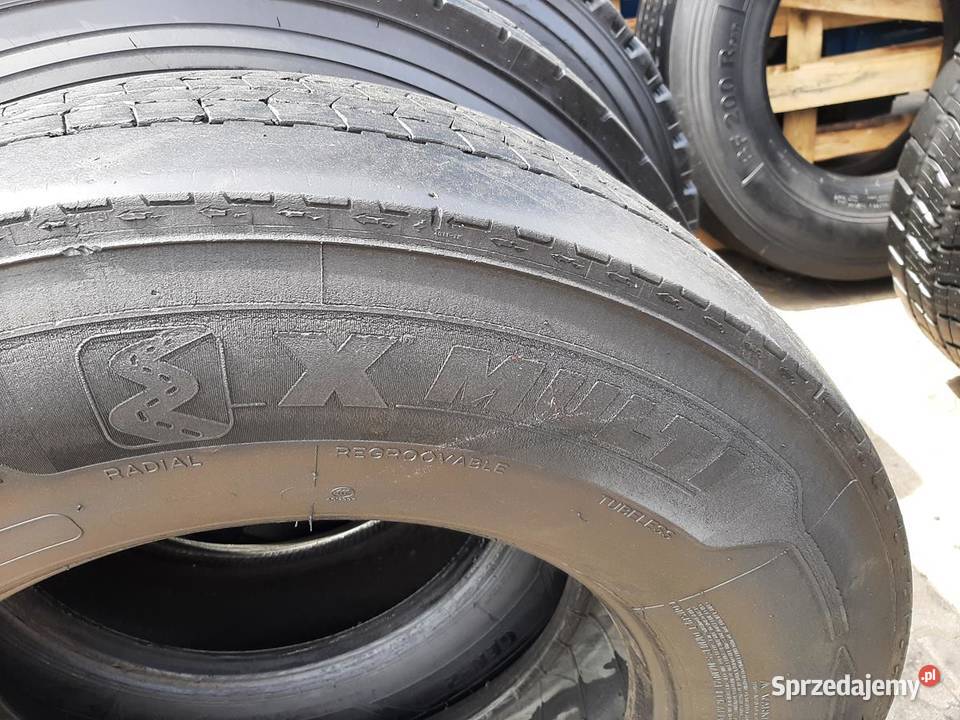 Opona używana ciężarowa 31570R225 MICHELIN Ciężarowe Zaścianki