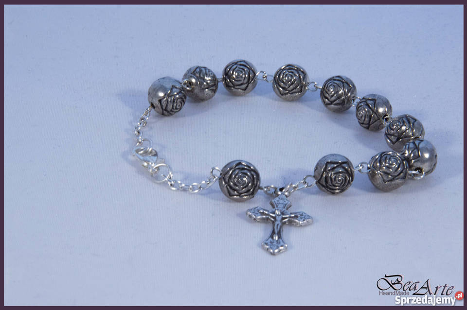 Różaniec dziesiątka różyczki 2 kolory Łysa Góra sprzedam