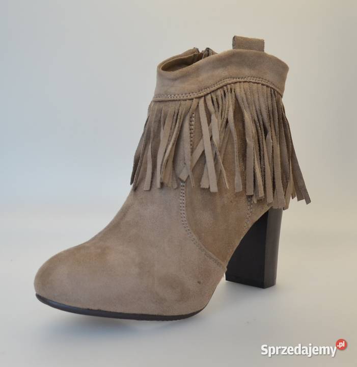 Beżowe damskie botki rozmiar 37 hx144667 Żyrardów