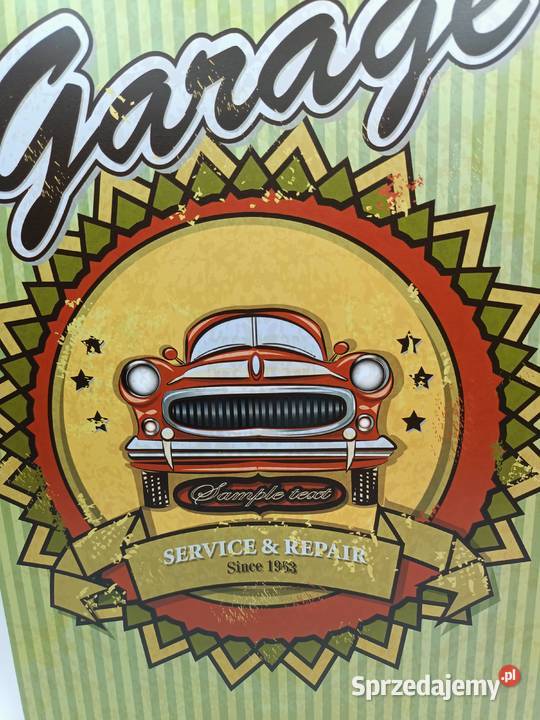 Szyld reklama blacha Garage Service Repair Pozostałe Zamość sprzedam
