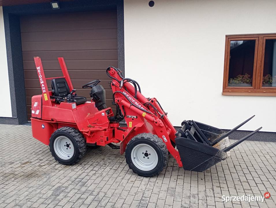 Ładowarka Weidemann 1240szufla widły paletowe Bychawa