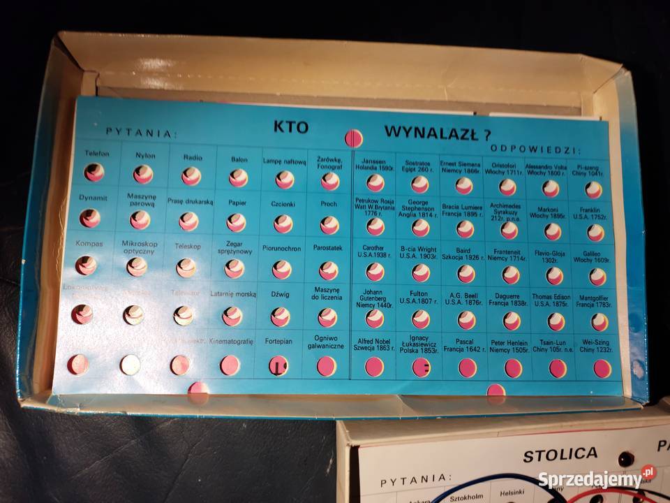 Gra PRL Encyklopedia elektryczna 360 pytań Wrocław