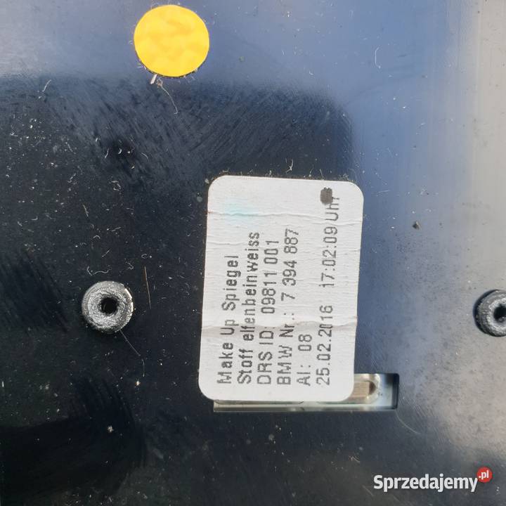 BMW 730LD G11 G12 LUSTERKO TYL LED 7394887 osobowe Pozostałe Łochowice