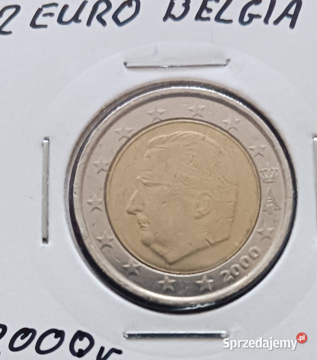 2 Euro Belgia 2000 r wielkopolskie Konin