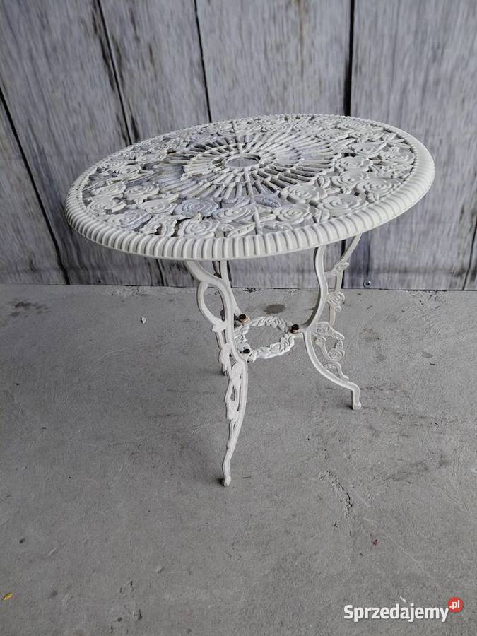 stolik metalowy żeliwny 391 Byczyna sprzedam