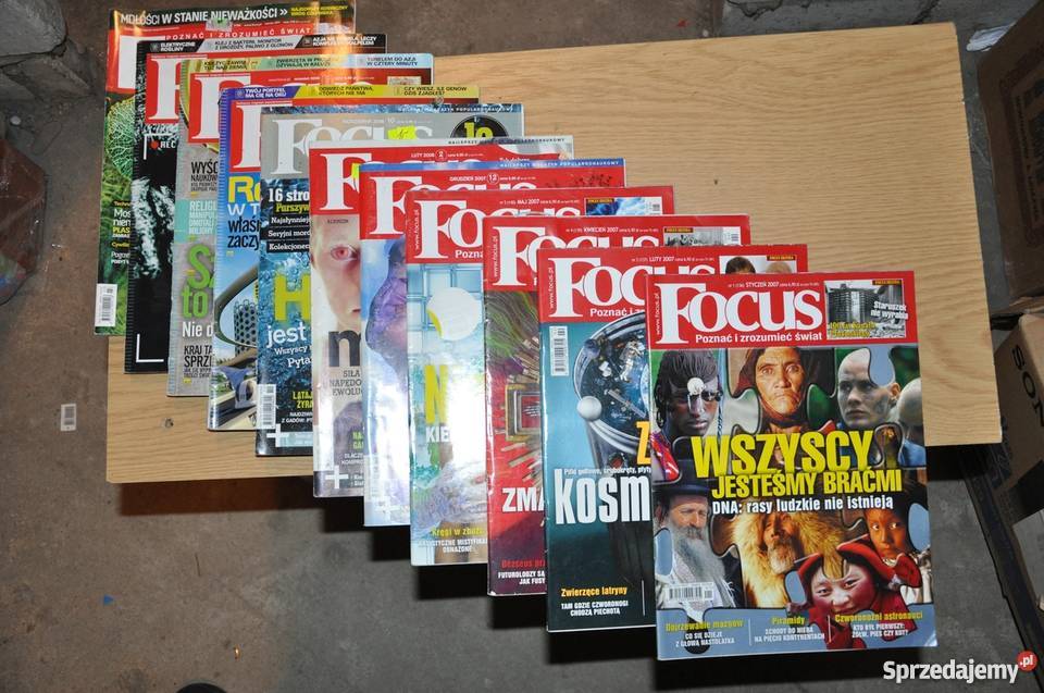 Magazyn Focus roczniki 1995 do 2006 miękka podkarpackie