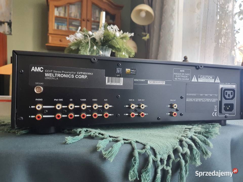 Przedwzmacniacz lampowy AMC CVT1030 MKII 2 x Piaseczno