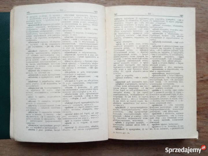 Podręczny słownik polskorosyjski książka 1969r