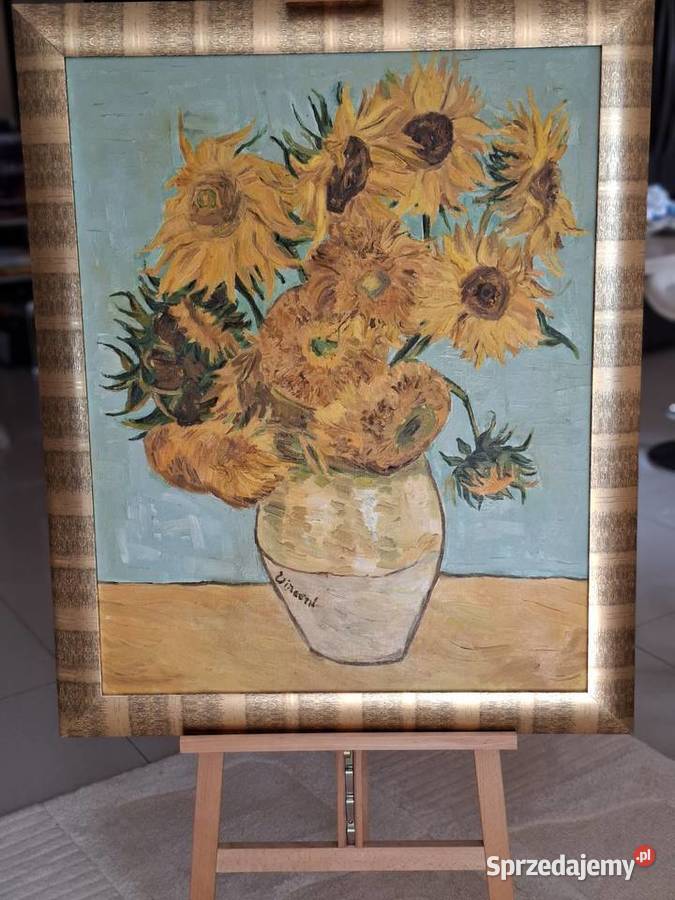 SLONECZNIKI VAN GOGH DUZA KOPIA Malarstwo Nowa Sól
