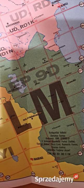 Mapa karta lokalizatora QTH Europa 1989 Kraków