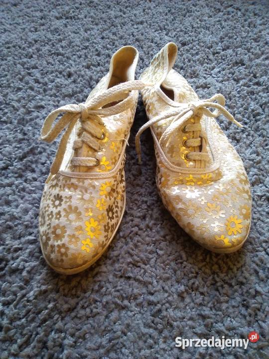 ZŁOTE buty w rozmiarze 38 mazowieckie Warszawa