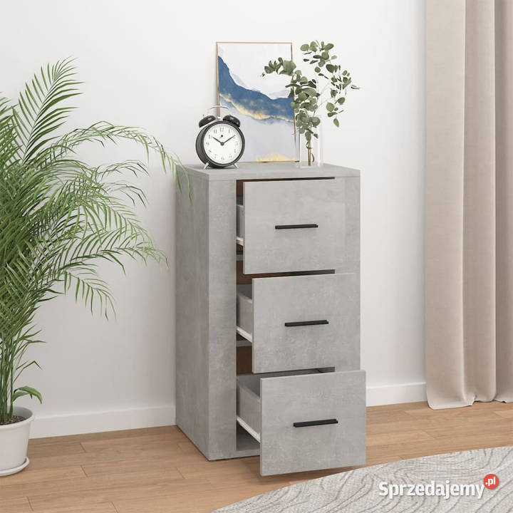 Szafka szarość betonu 40x33x70 materiał Warszawa