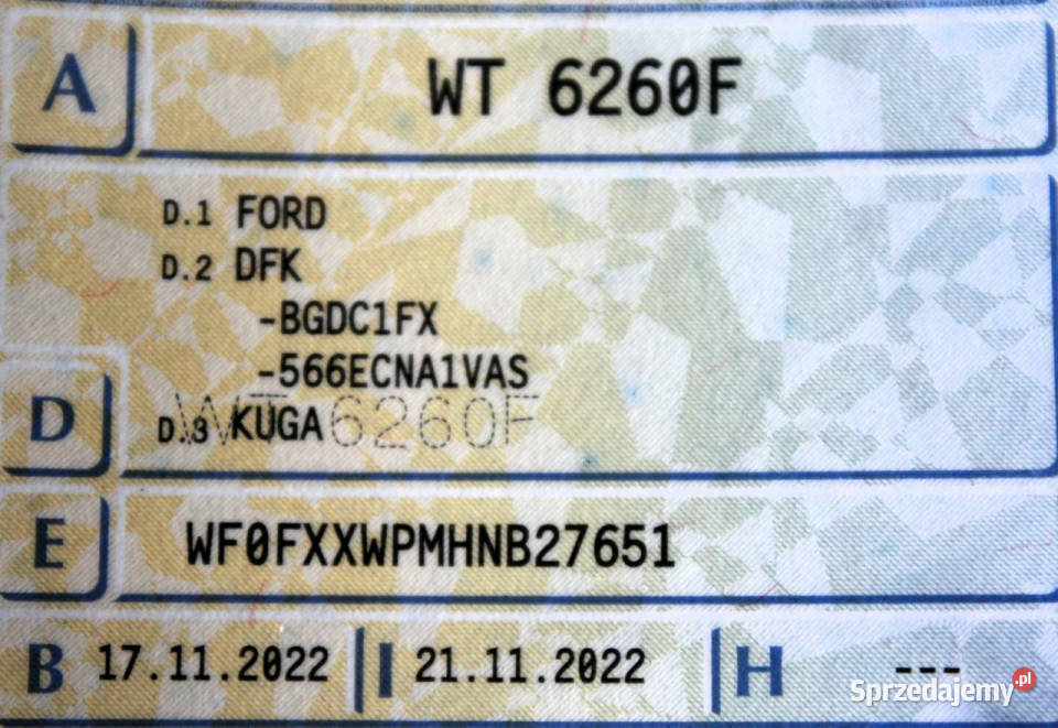 Ford Kuga Titanium X FV23 SalonPL Kamera Virtual Zarejestrowany w Polsce Sokołów