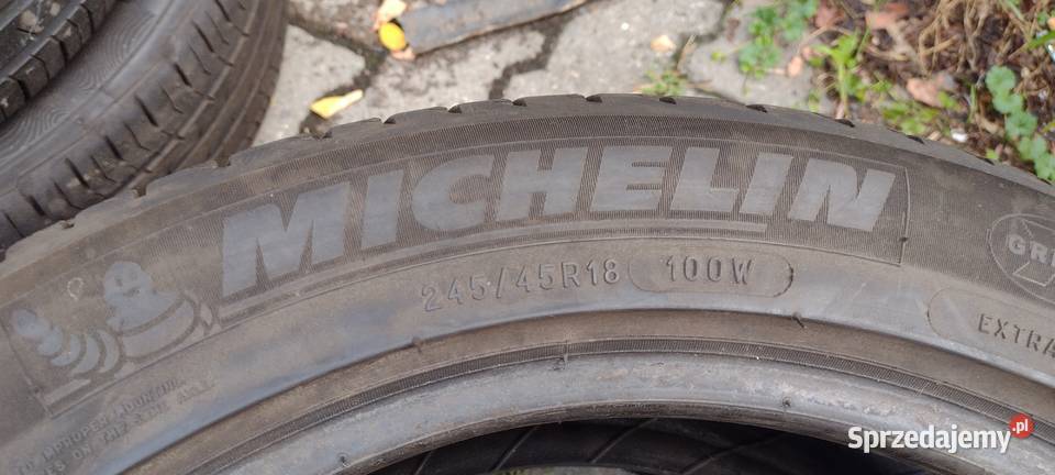 2 opony letnie 2454518 michelinokazja Samochodowe Kraków sprzedam