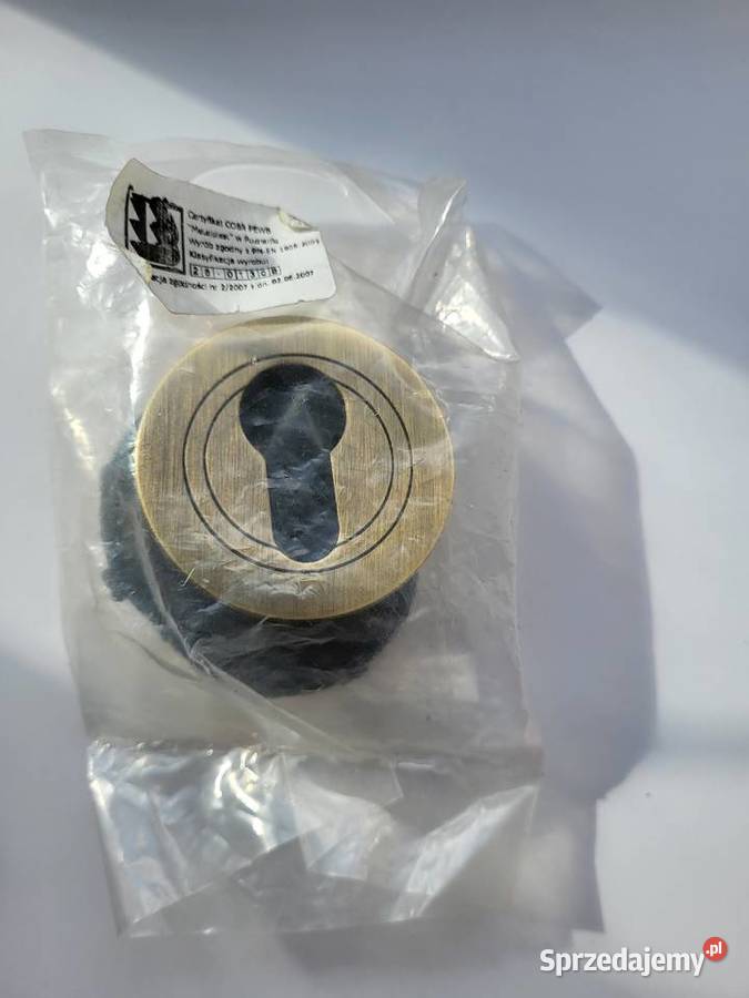 Rozeta podklamkowa do wkładki Patyna