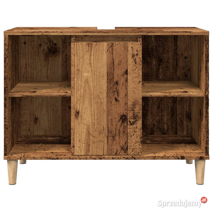 Szafka łazienkowa stare drewno 80x33x60 WM857133 Łazienkowe Warszawa