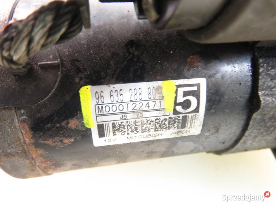 ROZRUSZNIK CITROEN C4 16 HDi 9663528880